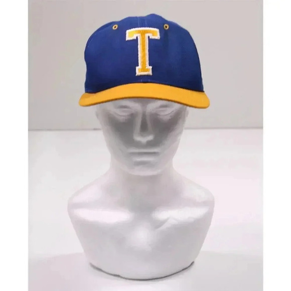 New Era Pro-Model Vintage Blue-Yellow Texas Tennessee Toledo Wool Hat M-L